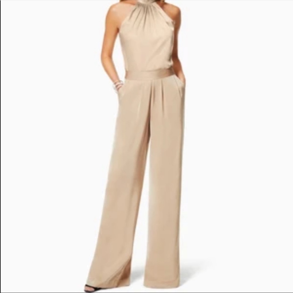 Ramy Brook ivory satin pants- 6